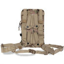 A.Blochl TF2 trekking hydration pack in MTP camo with MOLLE straps and adjustable waist belt for outdoor use.