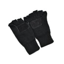 Mil-Tec gloves with folding finger flap Thinsulate lining in black color