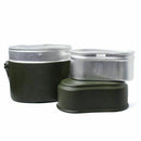 BW Germany Army Style mess kit Aluminium military bowler pot 3 pieces kit repro - GoMilitar