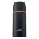 Black ESBIT stainless steel vacuum flask 750ml with 12-hour heat retention and extra mug cap for pouring.