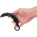 Fox Knives Brand Italy Chiropteka Cuchillo plegable Karambit acero inoxidable negro