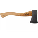Hultafors H006SV hand forged carbon steel axe with durable hickory wood handle and ergonomic design.