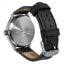 MECHO MIL-TEC RETRO PILOTO MECANISMO Pulsera de cuero natural Negro