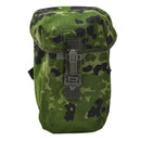 Original Danish military M96 camouflage universal pouch with Molle system, durable polyamide and secure buckle closure.