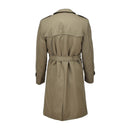 Original Italian Military trench coat khaki formal coat lined belted vintage NEW - GoMilitar