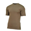 Khaki Original Swiss Army quick dry breathable T-shirt designed for outdoor sports and rugged activities.