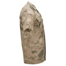 Chemise de campagne militaire turque originale, manches courtes, surplus M2021, Camouflage