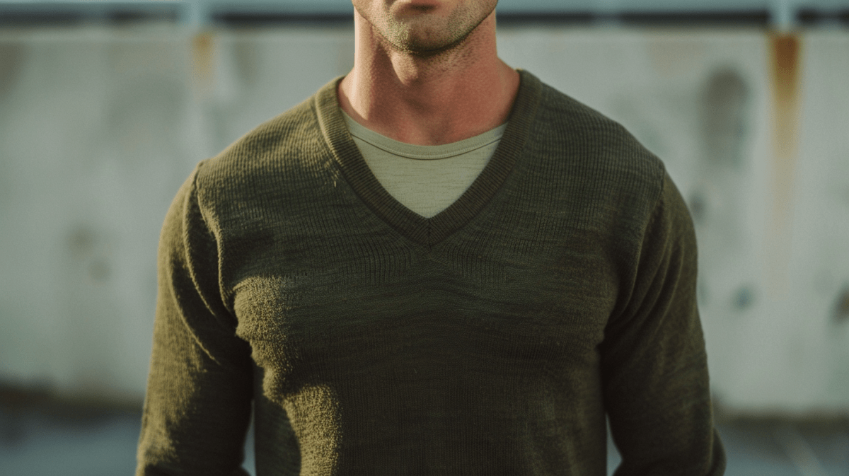 Surplus Sweaters 1/4 Zip Military Wool Knit Pullover Outdoor Army ...