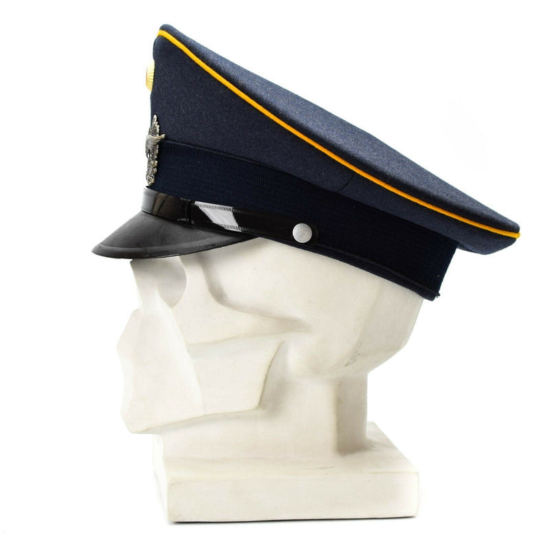 Genuine German army visor cap. Air forces military peaked hat luftware NEW