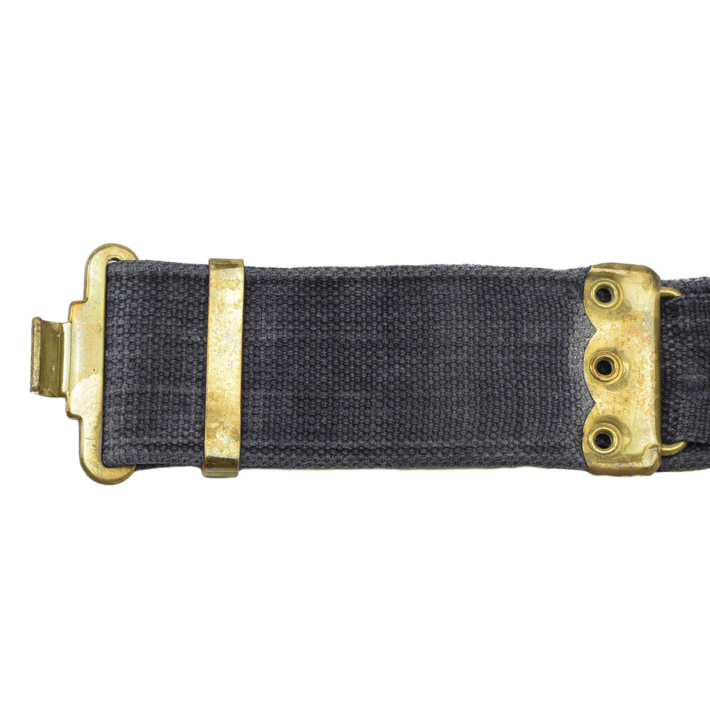 Original British Military webbing tactical belt troops combat quick release Blue