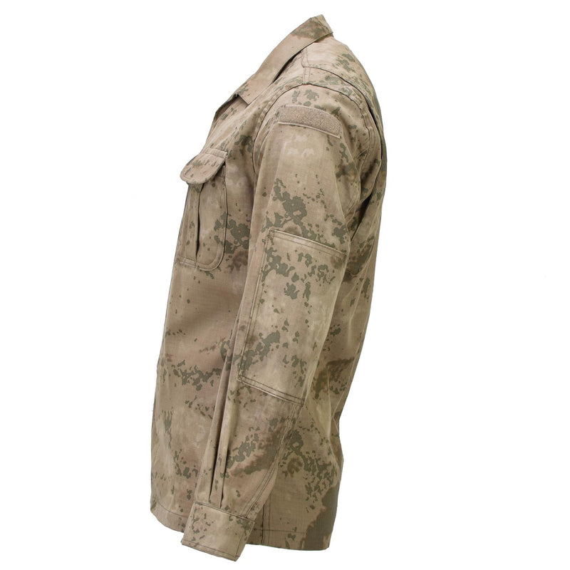 Echte türkische Uniformjacke der türkischen Armee Ripstop verstärkte die Ellbogen M2018 Camo