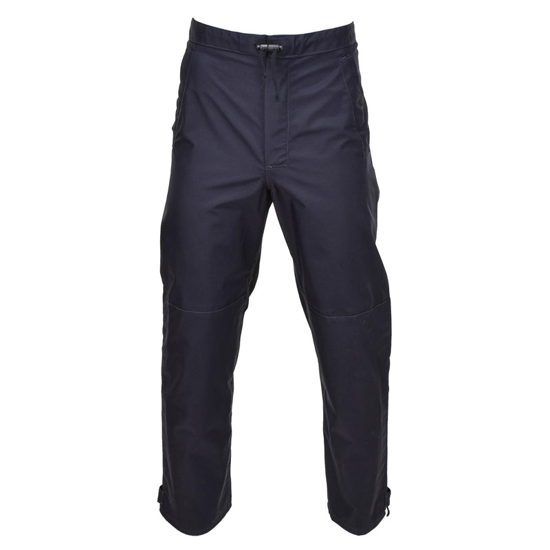 Cantaloni autentici della polizia della polizia britannica Pantaloni bagnati impermeabili per esterni blu