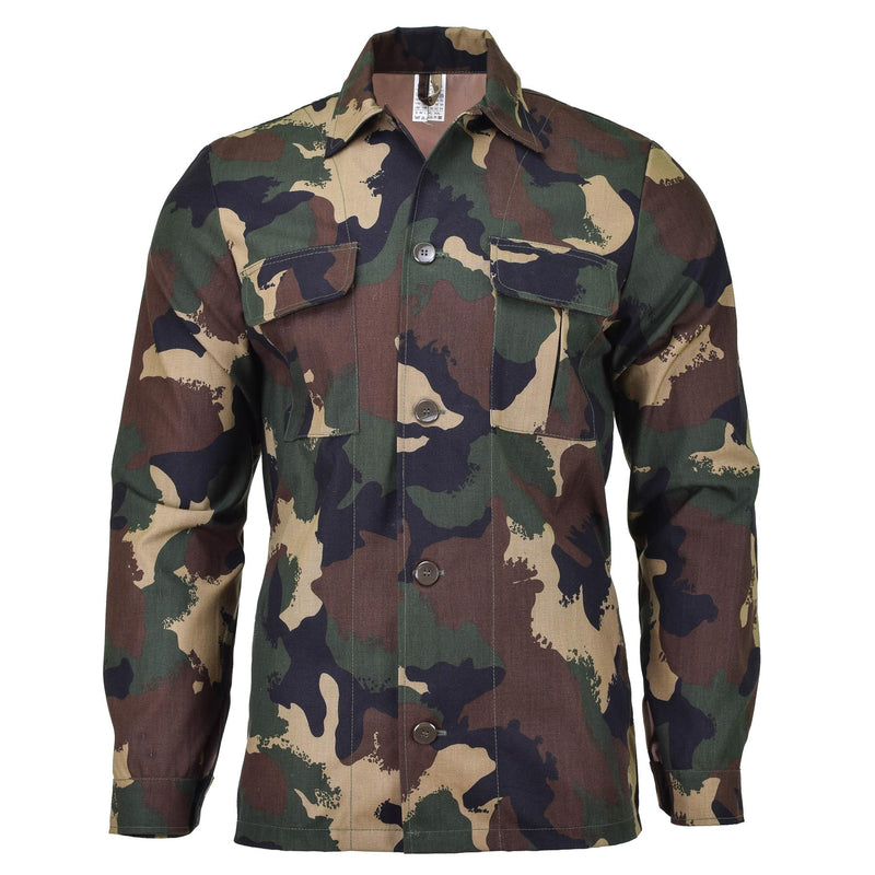 Camisa de camuflaje de camufla de campo de combate del ejército húngaro original excedente militar nuevo