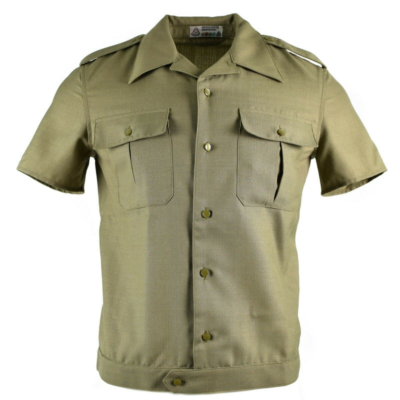 Genuine Hungarian army shirt Khaki officer short sleeve Hungary military NEW - GoMilitar