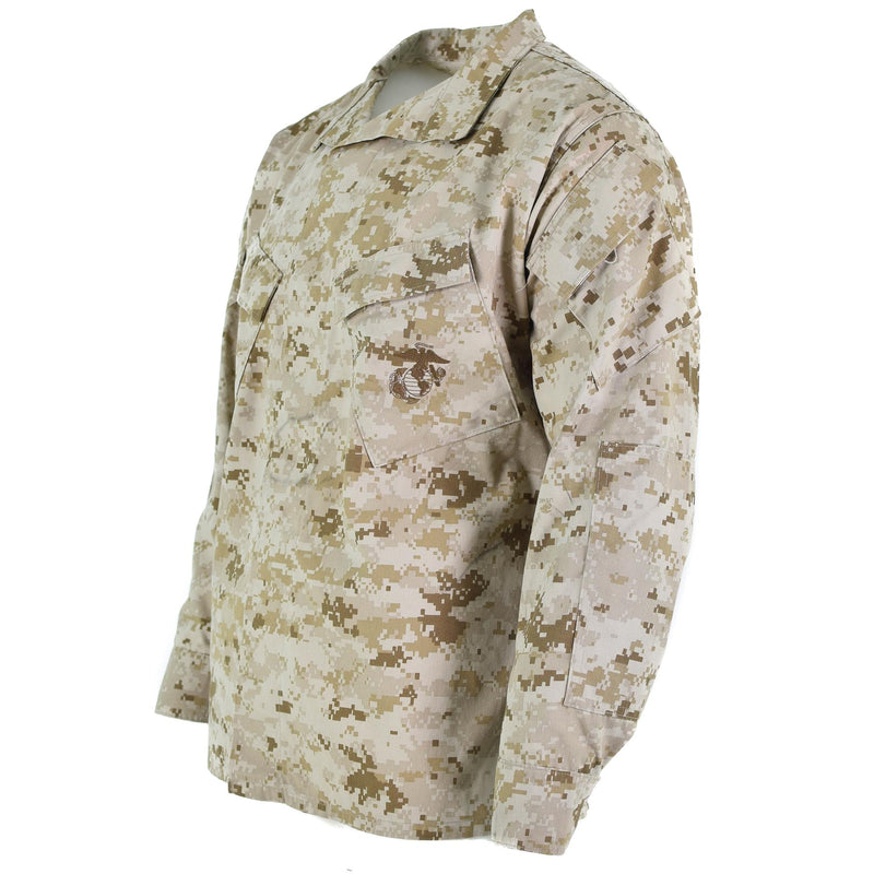 Veste originale de l'armée américaine BDU, chemises de camouflage numérique du désert, édition militaire