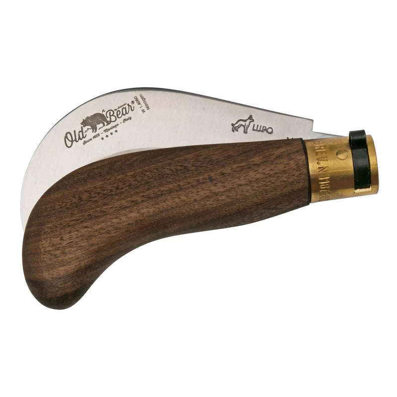 Antonini Old Bear Folding Pruning Knife 9,5cm Stainless Steel Walnut Handle
