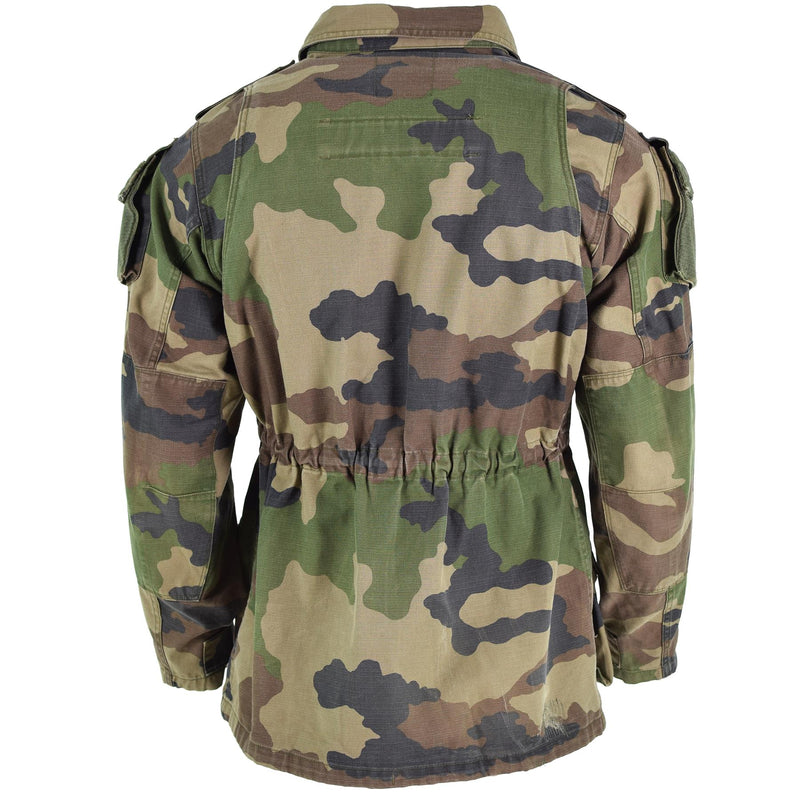 Genuine French army Smock jacket CCE camo military combat parka Sateen Felin T4