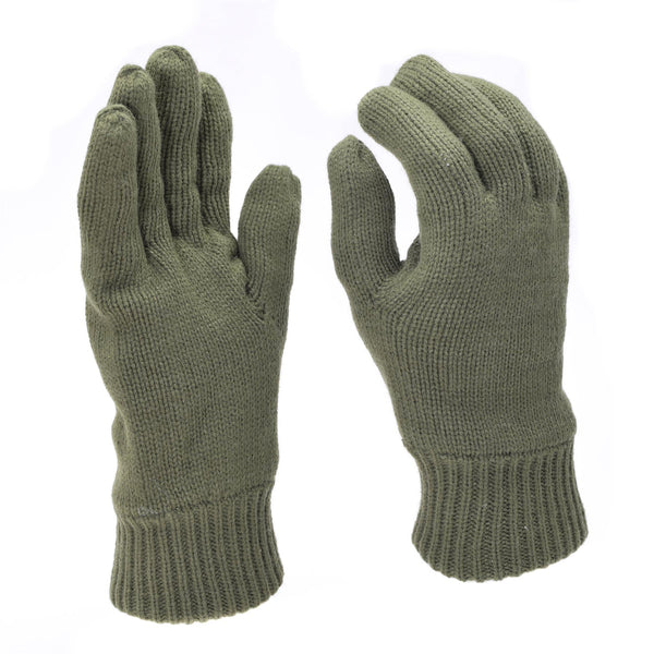 Gants Mil-Tec pour hommes, doublure chaude tricotée THINSULATE™, olive OD, équipement tactique d'hiver