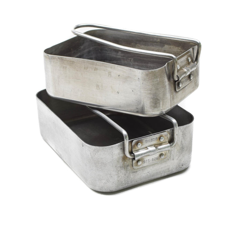 Original British Military mess tins aluminum hiking plate camping outdoor pan