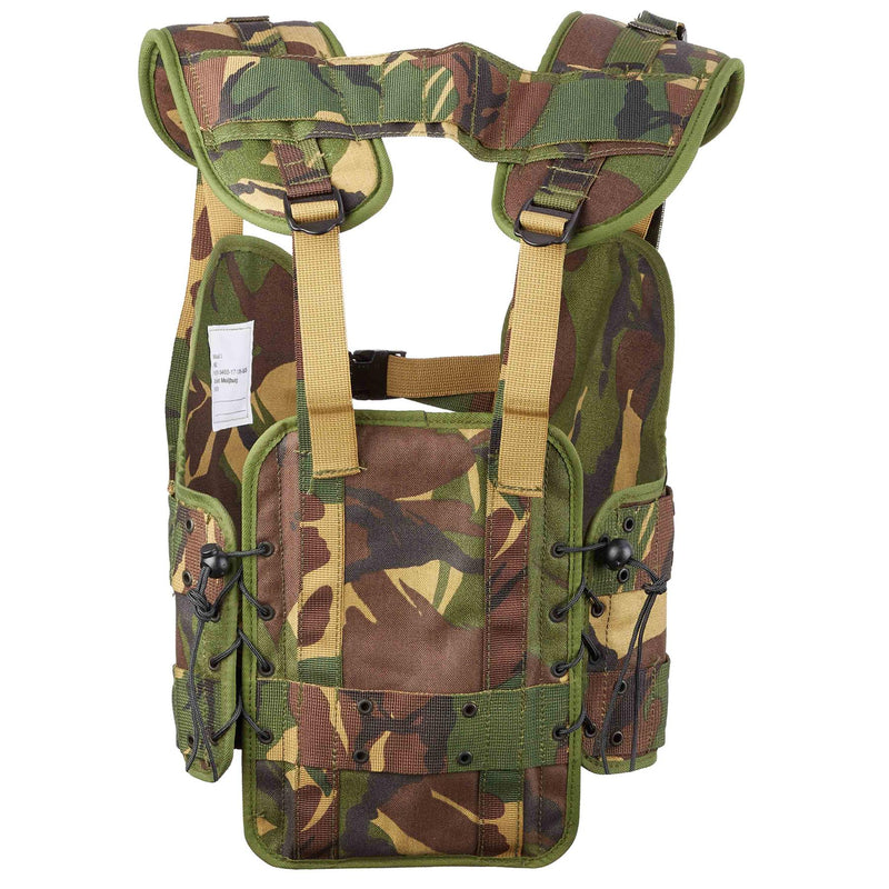 Origineel Nederlands militair tactisch vest Woodland Camouflage Field Troops Equipment