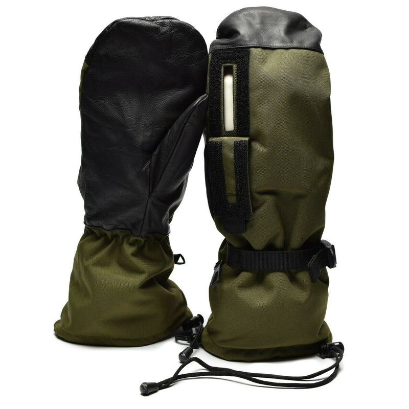 Oryginalne holenderskie rękawiczki oliwne wyzwala palec palec wojskowy Gore-Tex Rękawiczki