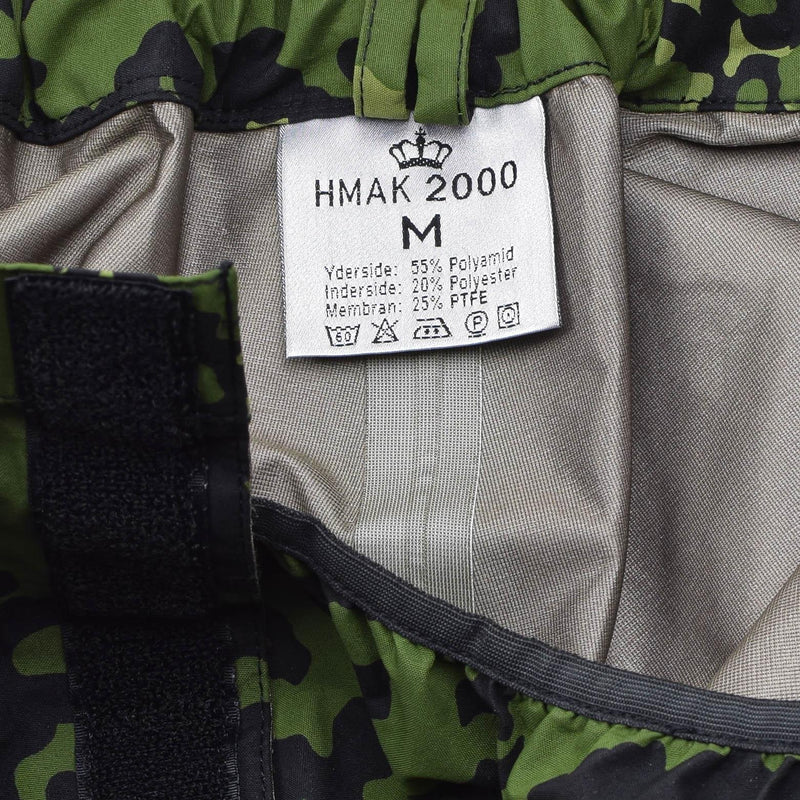 CAMO MILITAR DANA INFORMO M84 Pantalones de lluvia de pantalones elásticos impermeables