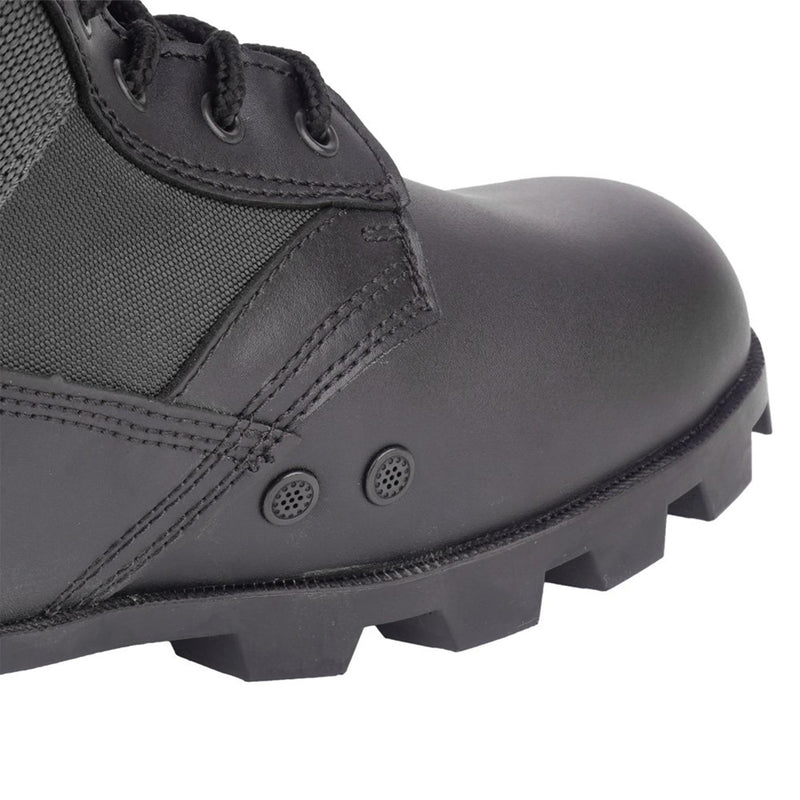 Genuine U.S. army Jungle black leather PANAMA boots combat military footwear NEW