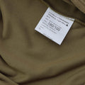 Camiseta interior de combate térmica PCS original del ejército británico con media cremallera color oliva claro