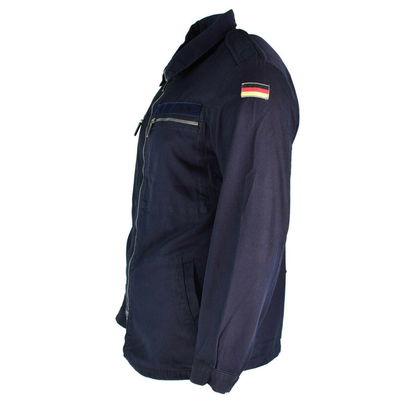Véritable veste de marine de l'armée allemande bleue résistante au feu en aramide marine Forces navales