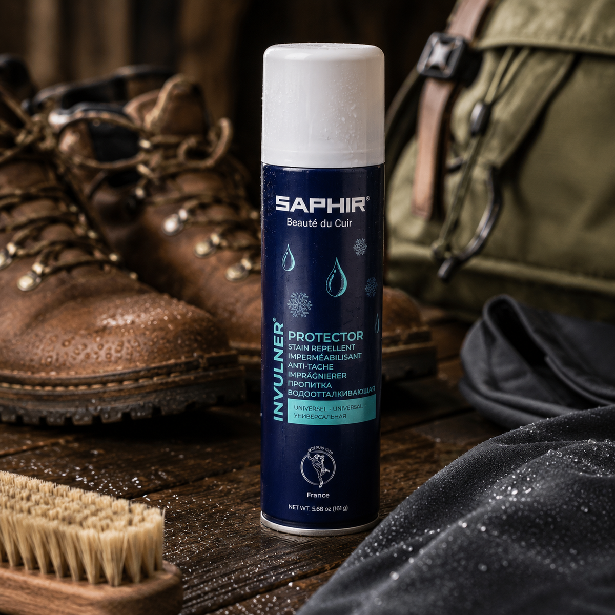 Saphir Invulner Spray Impermeabilizante Cuero Ante Nubuck Textil 250ml