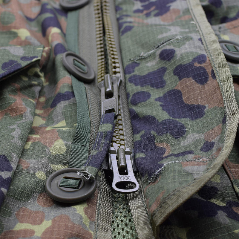 Veste de commando de style militaire de marque TACGEAR, entièrement zippée, ripstop flecktran