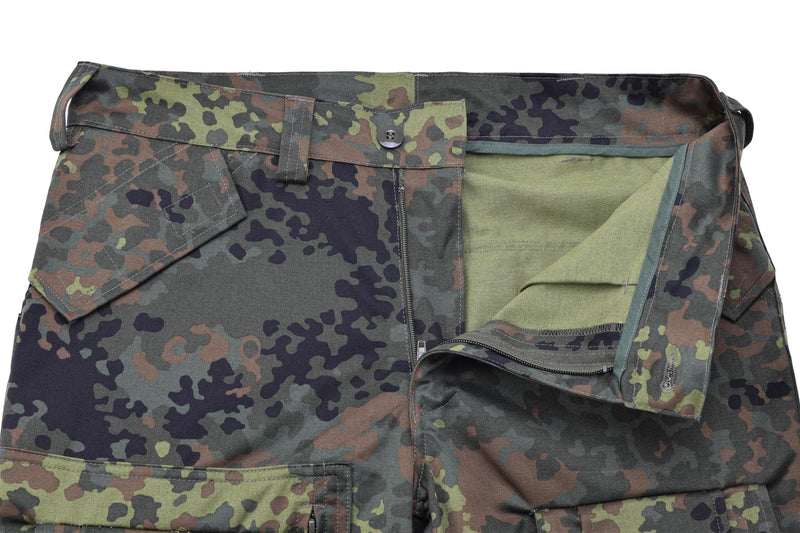 Leo Kohler Army Combat Tactical Pants Flecktarn Camo Forced Cargo Field Trousers