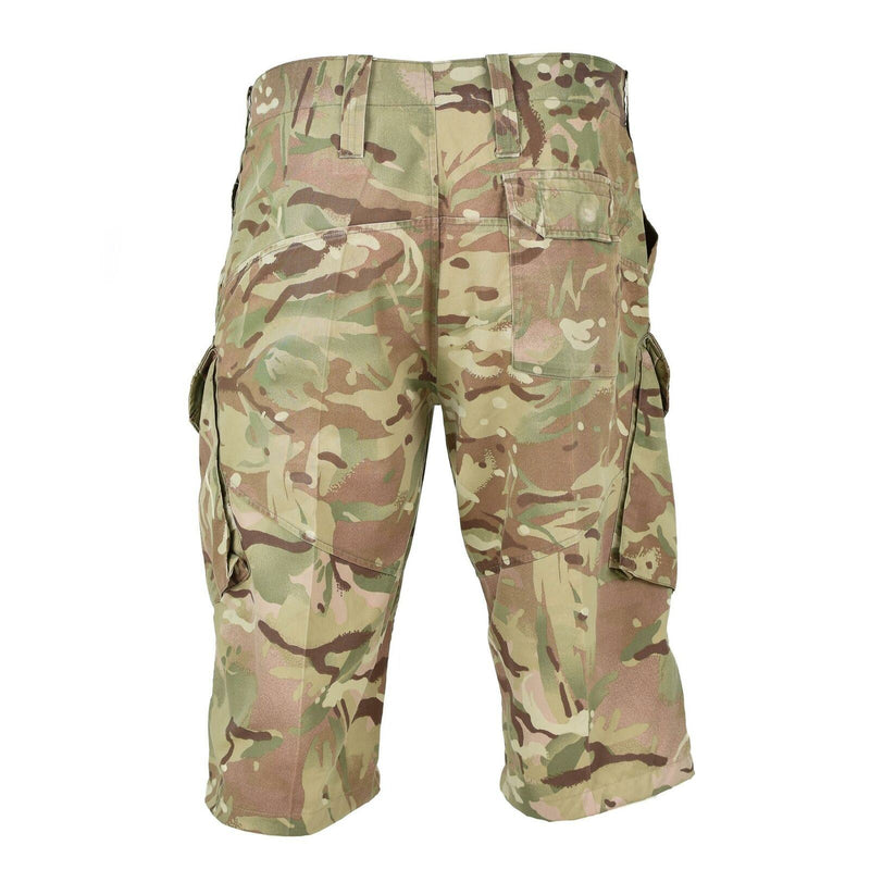 Genuine British army military combat MTP camo shorts military issue bermuda