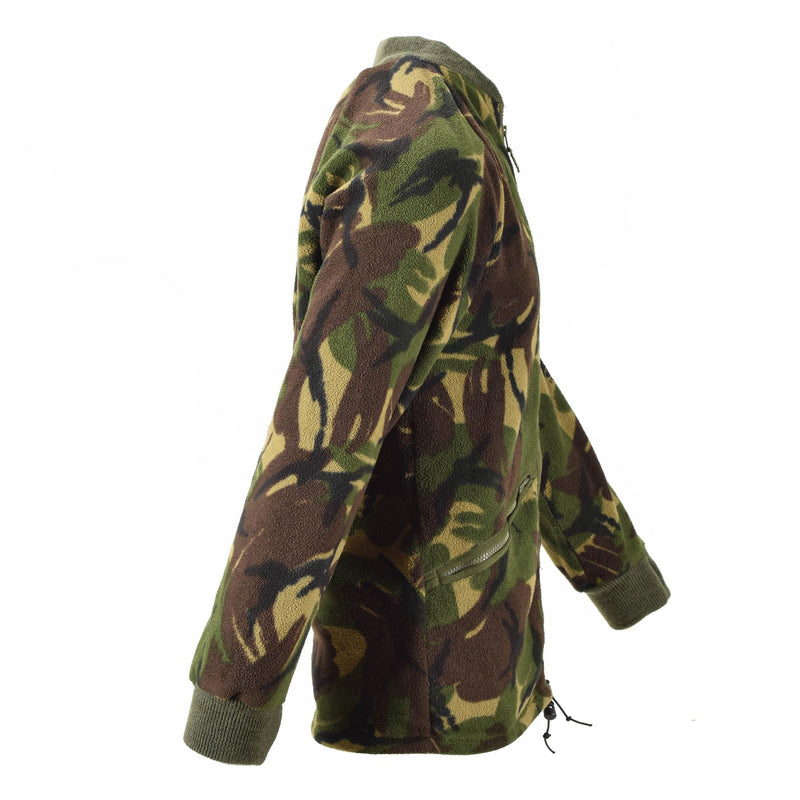 Original britische Strickjacke der Armee, Thermojacke, Fleece, DPM, Camo-Pullover für Herren mit Reißverschluss