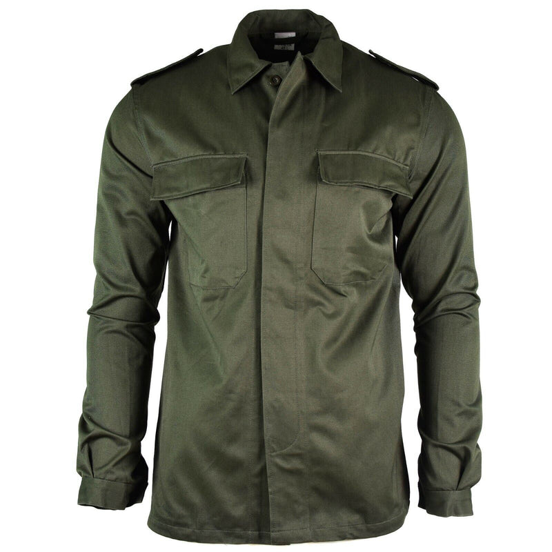 Original Belgian army field jacket military BDU olive shirt military combat NEW
