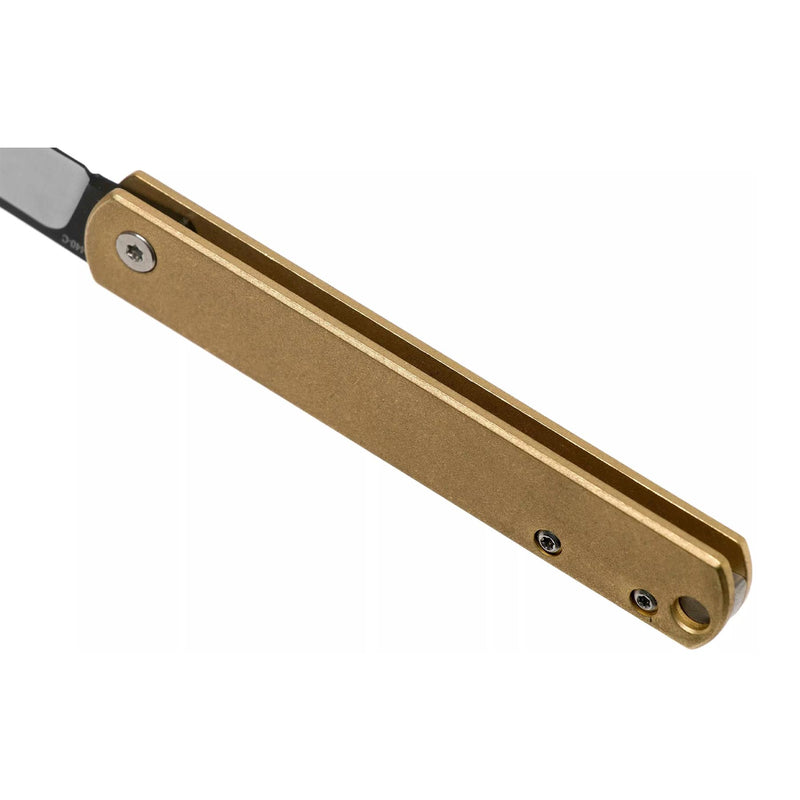 Boker Plus Zenshin 42 Brass Pocket Knife 440C Stainless Steel Folding EDC Knife