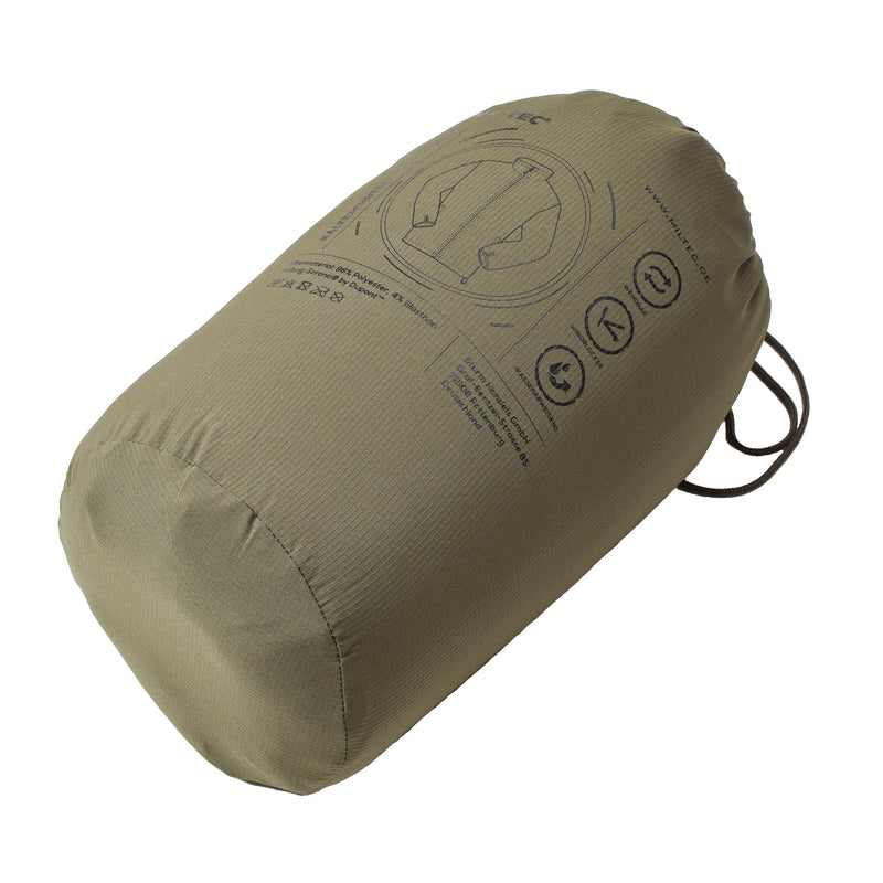 Mil-tec Jacket militar alemana clima frío reversible a prueba de viento negro nuevo nuevo