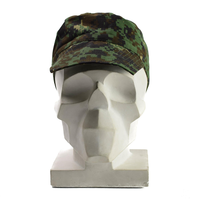 Genuine Guinea Bissau army cap ripstop jungle camouflage military issue hat new