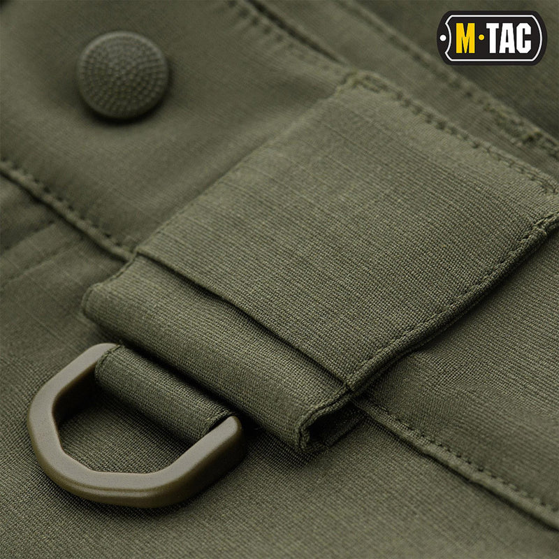 Pantalones cortos de bermudas estilo M-tac en el ejército combate de grado militar ripstop olive