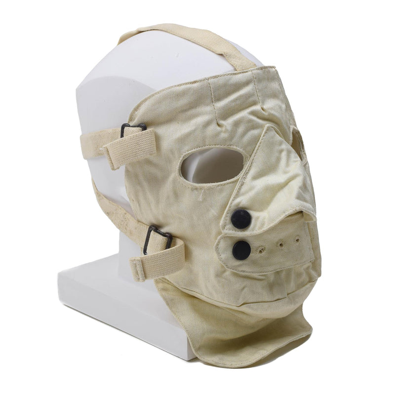 Echt koud weer Creepy FaceMask Para-Aramid verstelbare enge witte cosplay