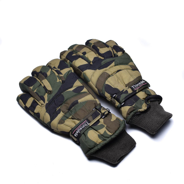Gants d'hiver Thinsulate de marque Woodland Flecktarn Olive Camouflage