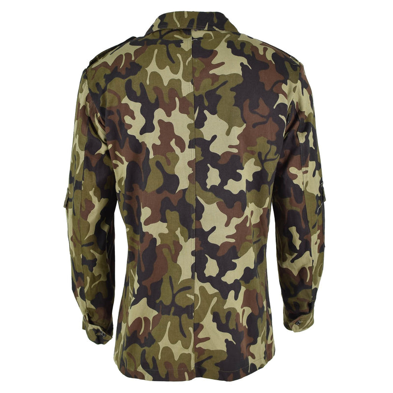 Veste de terrain originale des troupes roumaines M93 Camo Leaf BDU Parka militaire
