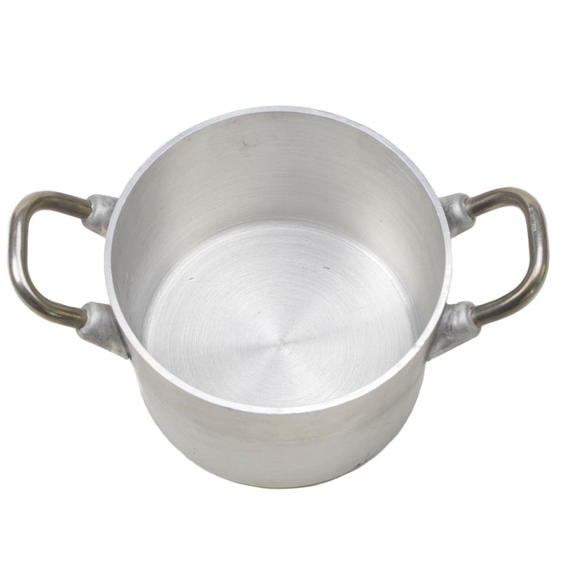 Oryginalne niemieckie wojskowe aluminiowe 2 litera garnko pokrywka wędrówki BW Army Mess Kit Nowy