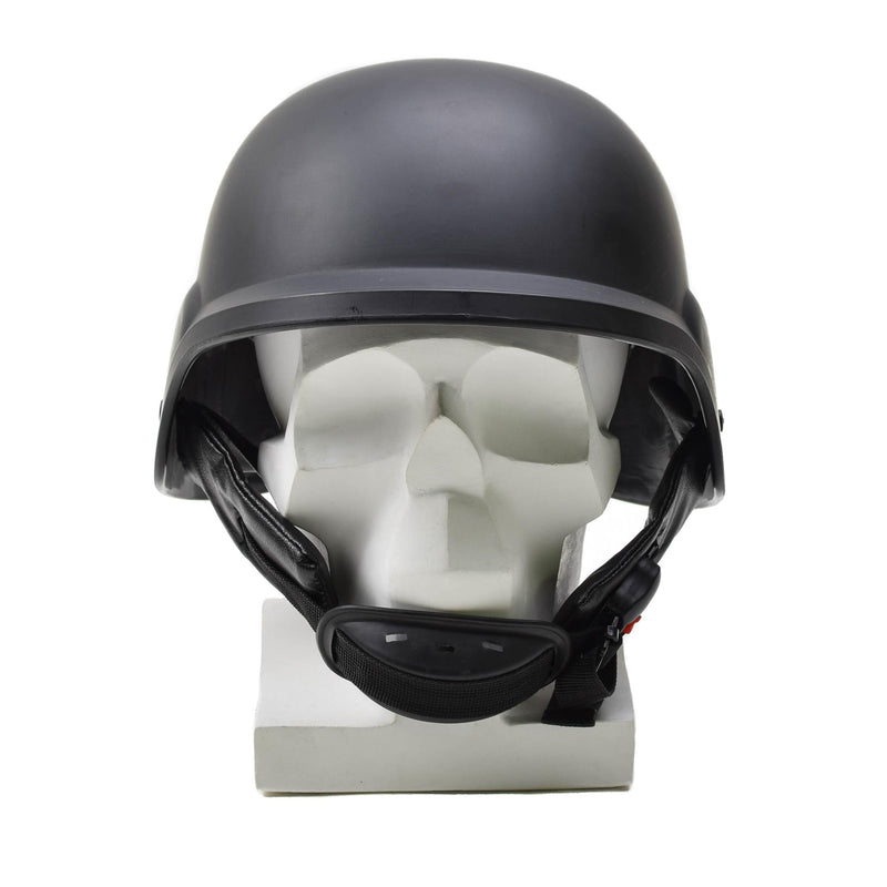 Casque militaire britannique original en plastique noir MK7, équipement d'entraînement tactique NEUF