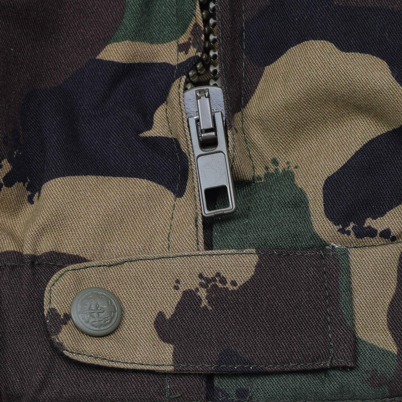 Originele Hongaarse militaire veldjack M1990 vierkleuren bosoverhemden nieuw