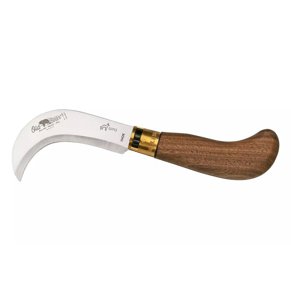 Antonini Old Bear Folding Pruning Knife 9,5cm Stainless Steel Walnut Handle