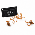 Étui de protection auditive intra-auriculaire militaire allemand d'origine, Orange