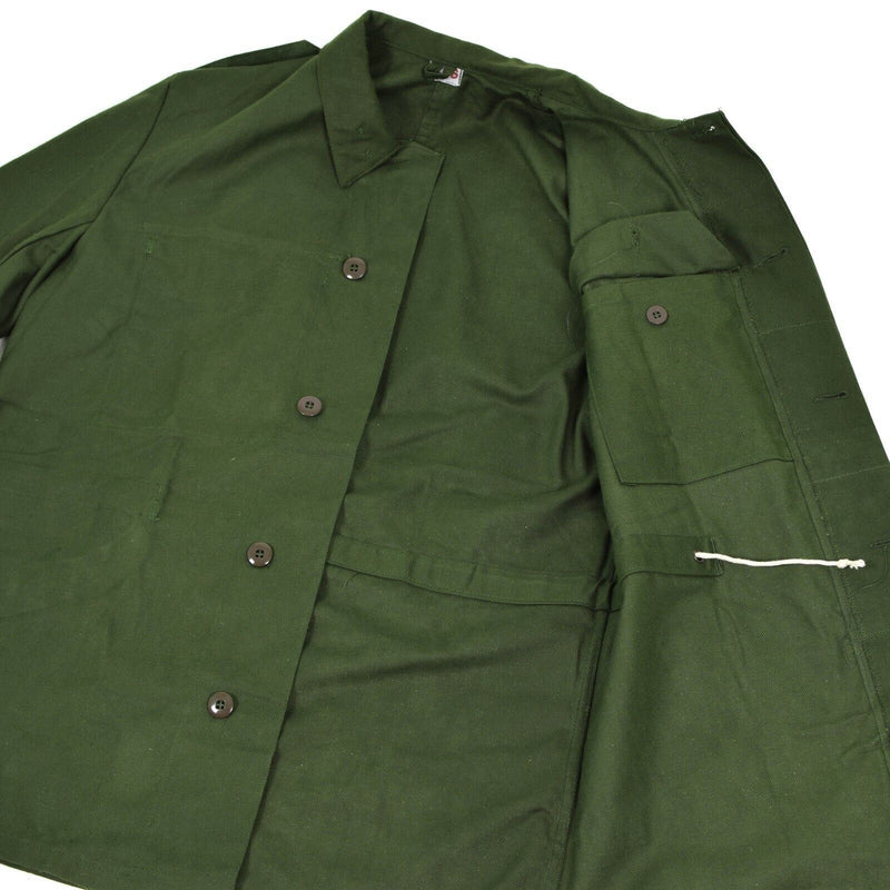 Echte grüne taktische Kampfjacke der schwedischen Armee, schwedische Militärausgabe, Überschuss