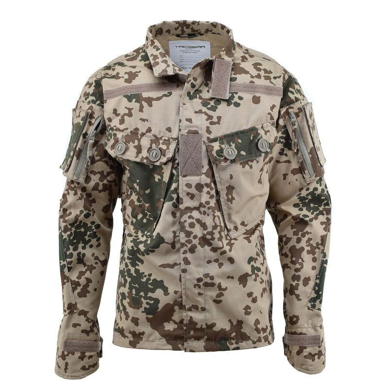 Tacgear Brand Military Style Commando Field Jacket Desert Flecktarn Camufas de camuflaje