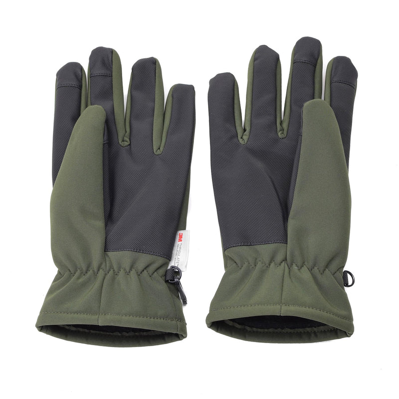 Gants Mil-Tec Softshell THINSULATE™ doublure olive hiver homme OD vert militaire